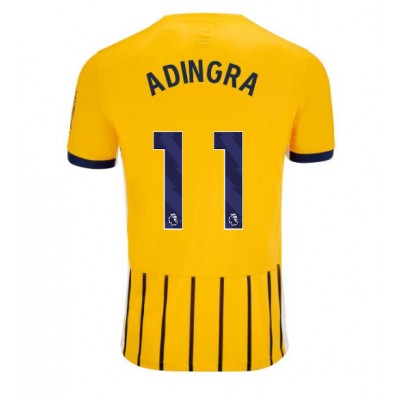 Fotbalové Dres Brighton Simon Adingra #11 Venkovní 2024-25 Krátký Rukáv Fotbalové Dres Brighton Simon Adingra #11 Venkovní 2024-25 Krátký Rukáv